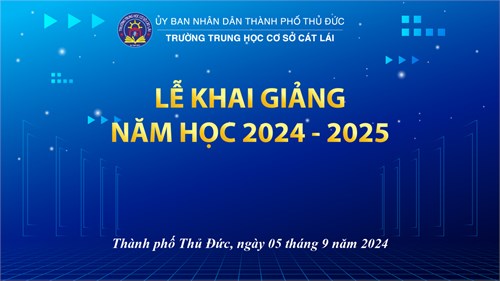 Lễ Khai giảng năm học 2024 - 2025