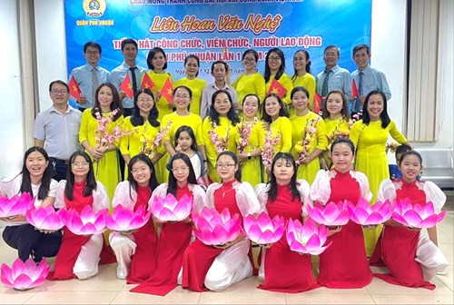 Trường THCS Cầu Kiệu tham gia Liên Hoan Văn Nghệ  TIẾNG HÁT CÔNG CHỨC, VIÊN CHỨC, NGƯỜI LAO ĐỘNG  Quận Phú Nhuận lần 1 năm 2024.