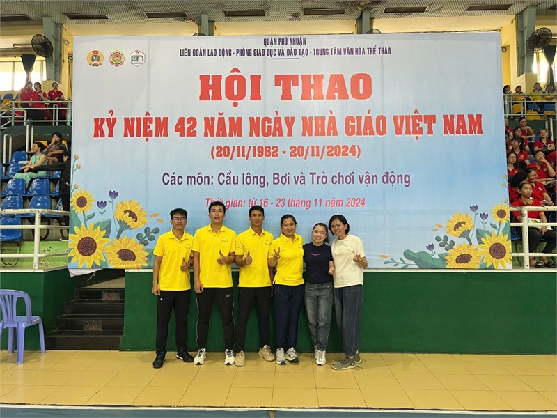 Hội thao Chào mừng Kỉ niệm 42 năm Ngày Nhà Giáo Việt Nam 20/11/2024