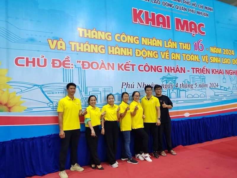 Tham gia hội thao CNVC- NLĐ Quận Phú Nhuận. Tháng Công Nhân lần thứ 16 - Năm 2024.