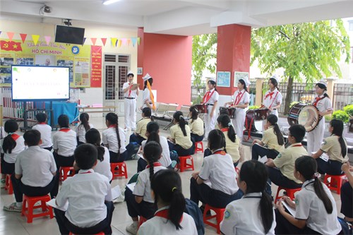 Hội thi Chỉ huy đội giỏi cấp trường năm học 2024 - 2025