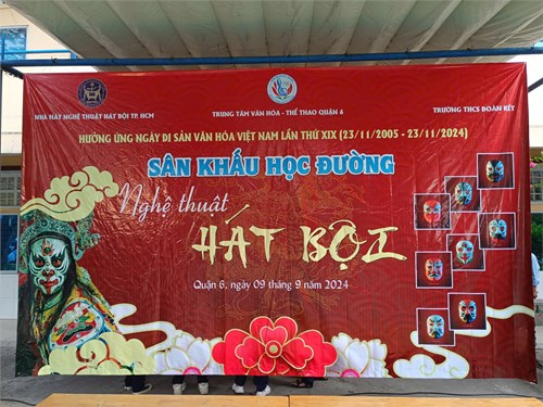 Sân khấu học đường-  Nghệ thuật Hát Bội năm học 2024-2025