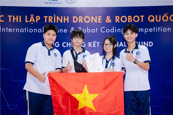 Hành trình tỏa sáng tại cuộc thi  lập trình drone và robot quốc tế 2024 
của học sinh trường thcs đồng khởi