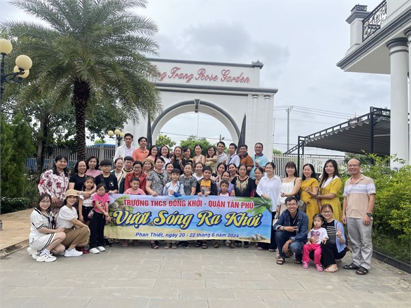 ⏭️⏭📚️💢🎗Công đoàn Cơ sở Trường THCS Đồng Khởi tổ chức thành công Chương trình Học tập ngoại khoá Hè 2024...