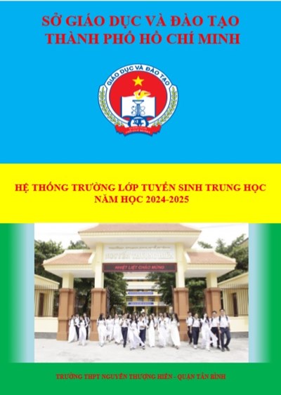 Hệ thống trường lớp tuyển sinh trung hoc năm học 2024 - 2025