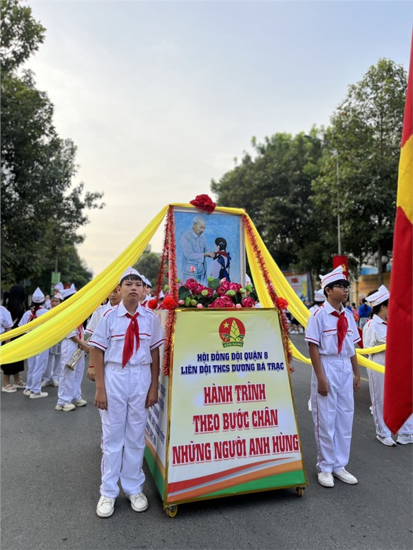 Hội thi Nghi thức - Nghi lễ Đội TNTP Hồ Chí Minh khối THCS năm học 2023-2024