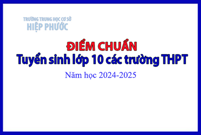 Điểm chuẩn Tuyển sinh lớp 10 các trường THPT [2024-2025]