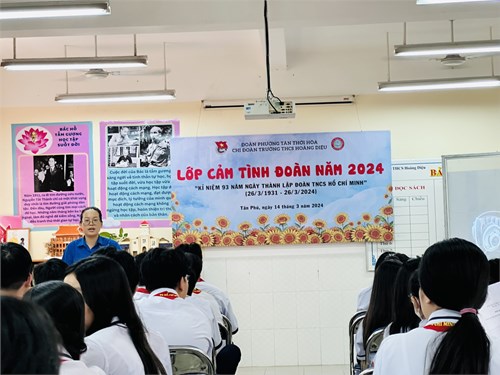 Lớp Cảm tình Đoàn dành cho 57 đội viên ưu tú