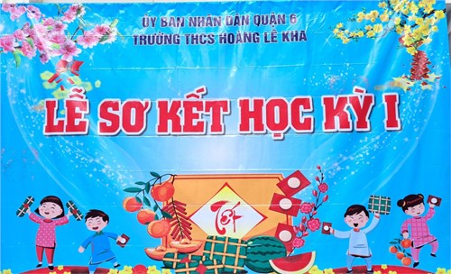 Lễ sơ kết học kì 1 - Năm học: 2023 - 2024