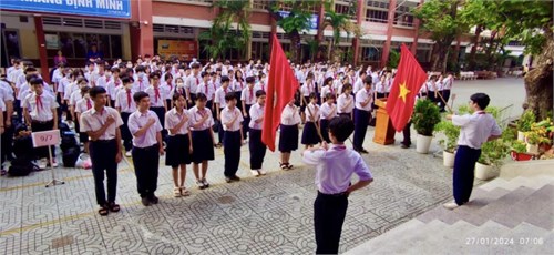Lễ kếp nạp Đoàn viên - Ra mắt Chi đoàn học sinh và ban chấp hành lâm thời