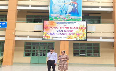 Giao lưu văn hóa - văn nghệ “Thắp sáng ước mơ”