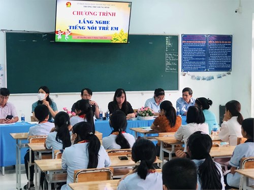 Chương trình Lắng Nghe Tiếng Nói Trẻ Em năm học 2023- 2024