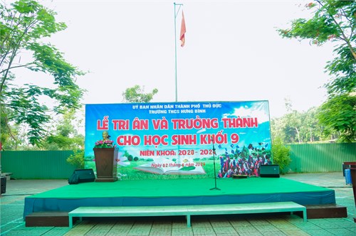 Lễ tri ân và trưởng thành của học sinh lớp 9 niên khóa 2020- 2024