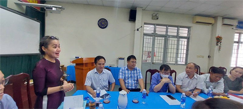 Chi bộ trường THCS THCS Hùng Vương họp kiểm điểm, đánh giá, xếp loại chất lượng đối với tổ chức Đảng, Đảng viên và tập thể cá nhân, cán bộ lãnh đạo, quản lý năm 2024
