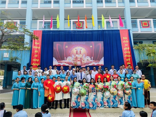 Ngày 17 tháng 04 năm 2024, Trường Trung học cơ sở Huỳnh Văn Nghệ tổ chức  Lễ Giỗ Tổ Hùng Vương 