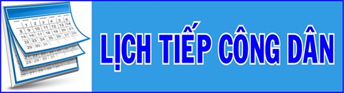 Lịch tiếp công dân định kỳ Tháng 7