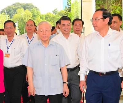 Tổng Bí thư Nguyễn Phú Trọng trong lòng Đảng bộ, Chính quyền, Nhân dân thành phố Hồ Chí Minh