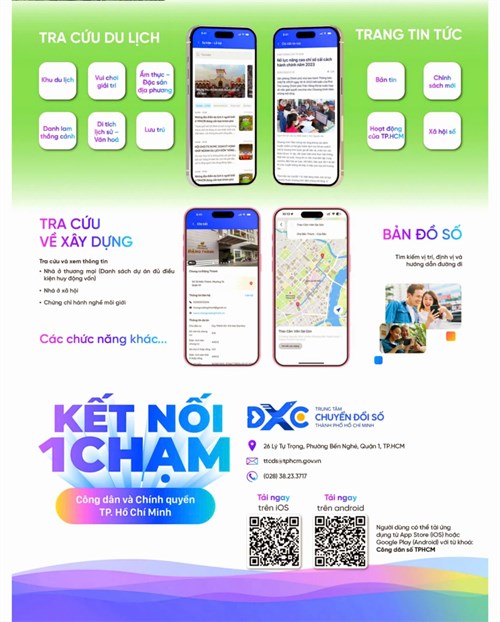 Một chạm kết nối người dân - chính quyền thành phố