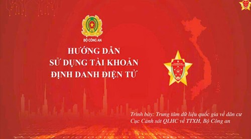 Chuyên mục tuyên truyền đề án 06 tại quận 5
nội dung: hướng dẫn sử dụng tài khoản định danh điện tử