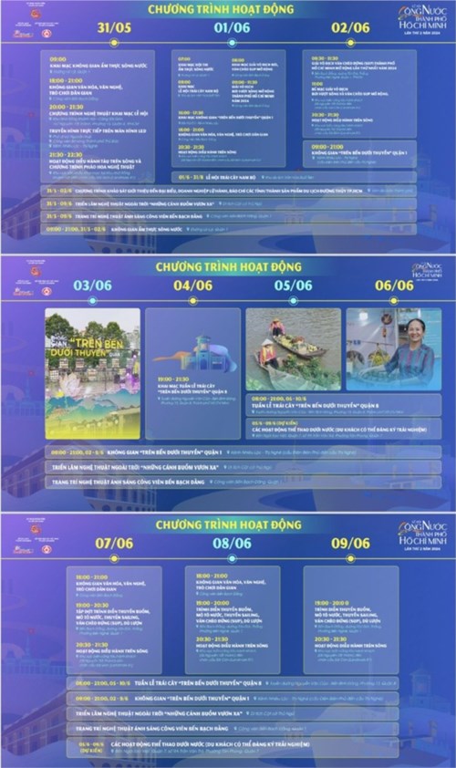 Lễ hội sông nước thành phố hồ chí minh lần 2 năm 2024