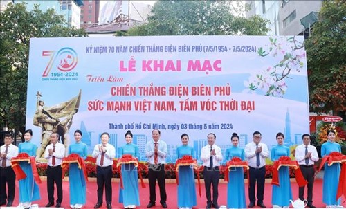 Triển lãm ảnh 70 năm chiến thắng điện biên phủ - sức mạnh việt nam, tầm vóc thời đại (7/5/1954-7/5/2024)