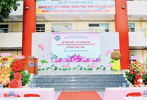 Lễ Tổng kết - Lễ vinh danh Giáo viên và Học sinh đạt thành tích xuất sắc 
Năm học 2023-2024