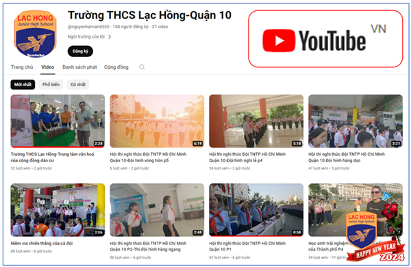 Kênh truyền thông Media của trường THCS Lạc Hồng