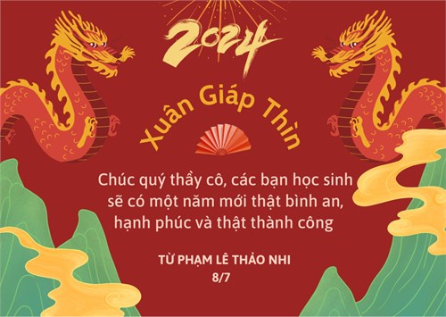 Thiệp 2024 - Phạm Lê Thảo Nhi 8/7
