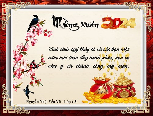Thiệp 2024 - Nguyễn Nhật Yến Vũ 6/5