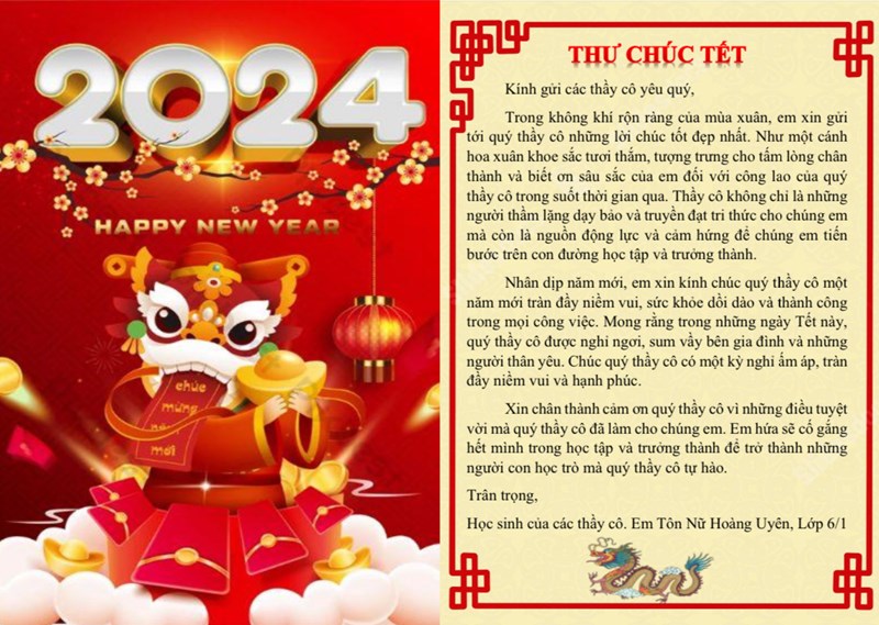 Thiệp 2024 - Tôn Nữ Hoàng Uyên 6/1
