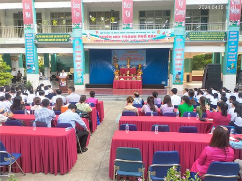 Trường THCS Lê Anh Xuân tổ chức lễ Giỗ Quốc tổ Hùng Vương