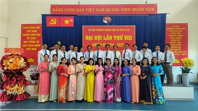 Đại hội Chi bộ trường THCS Lê Lai khóa VIII, nhiệm kì 2025 - 2027
