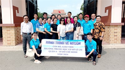 Chuyến  Về nguồn  tại tỉnh Vĩnh Long của Chi bộ trường THCS Lê Lai