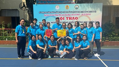 Công Đoàn trường THCS Lê Lợi tham gia hội thao Đoàn viên, người lao động khối trường học lần thứ 30 năm 2024, chào mừng 42 năm ngày Nhà giáo Việt Nam 20/11