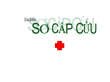 Tài liệu sơ cấp cứu