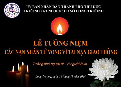  tưởng niệm các nạn nhân tử vong vì tai nạn giao thông 