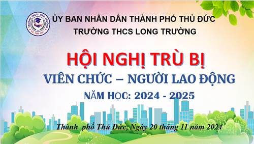 Hội nghị trù bị viên chức người lao động năm học 2024-2025