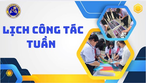 Lịch công tác tuần 11-HK1