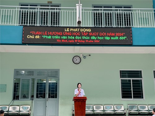 Tuần Lễ hưởng ứng học tập suốt đời năm 2024 với chủ đề “Phát triển văn hóa đọc thúc đẩy học tập suốt đời” năm 2024