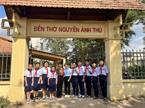 ❤️ thực hiện phong trào trần quốc toản năm học 2023 - 2024 ❤️ 
🌻viếng đền thờ cụ ông nguyễn ảnh thủ🌻