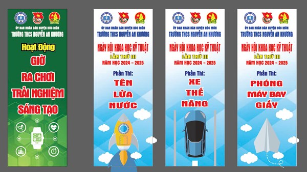 Chi Đoàn THCS Nguyễn An Khương Tổ chức ngày hội khoa học kỹ thuật Lần thứ 3 – Năm học 2024 - 2025
