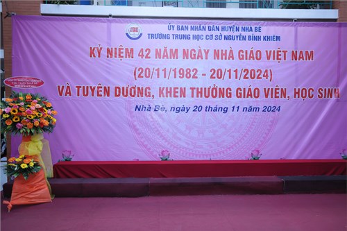 Chào mừng Kỷ niệm 42 năm ngày Nhà giáo Việt Nam 20/11
Năm học 2024 - 2025