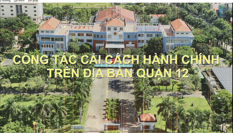 Phóng sự công tác cải cách hành chính trên địa bàn quận