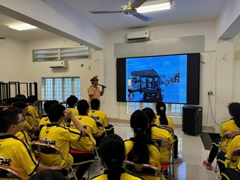 Kế hoạch tổ chức cuộc thi  An toàn giao thông cho nụ cười ngày mai  cấp trường năm học 2024 - 2025