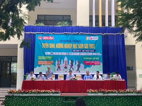Tư vấn Tuyển sinh 10 và Hướng nghiệp phân luồng học sinh năm học 2023-2024.