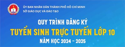 Quy trình đăng ký tuyển sinh trực tuyến lớp 10 năm học 2024-2025