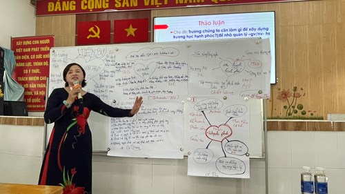 Sinh hoạt chuyên đề Trường học hạnh phúc