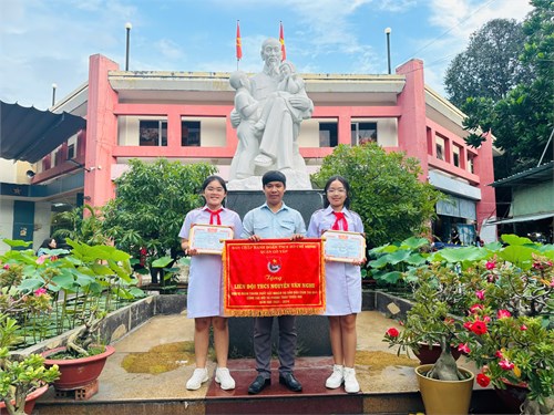Liên đội Trường THCS Nguyễn Văn Nghi tham dự Hội nghị tổng kết công tác Đội và phong trào thiếu nhi năm học 2024 – 2025