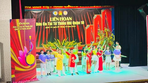 Chúc mừng các bạn học sinh trường THCS Nguyễn Văn Tố đã xuất sắc đạt giải B - Liên hoan Đờn ca tài tử thiếu nhi Quận 10 năm 2024.