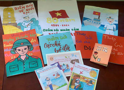 Thực hiện chương trình “Măng non sẵn sàng vì biên giới biển đảo”